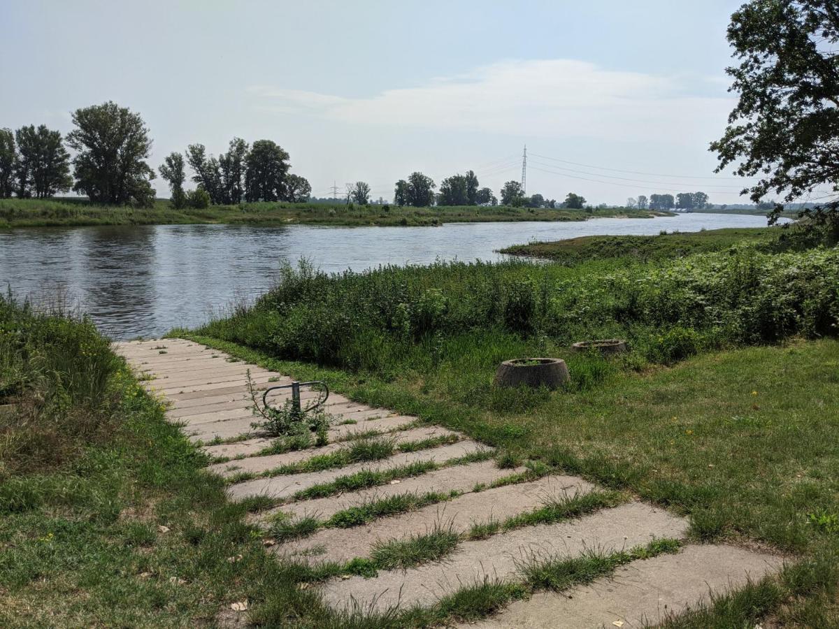 An den Elbwiesen GZ FeWo Elbeblick Nur Nichtraucher Dommitzsch Exterior foto